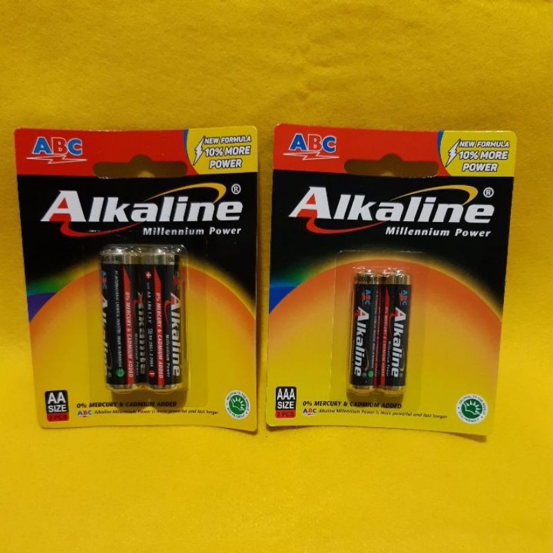 Jual Baterai AA / AAA ABC Alkaline ORIGINAL | Shopee Indonesia