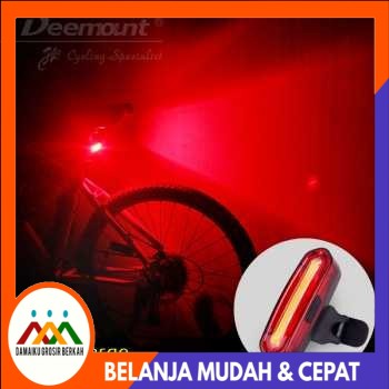 Jual Lampu Rambu Sepeda LED Taillight 120 Lumens - DC-115 [Merah Putih ...