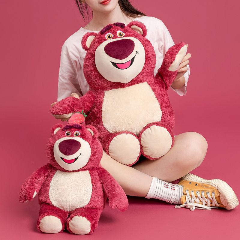 Jual MINISO X TOY STORY Lotso strawberry plush toys / boneka miniso