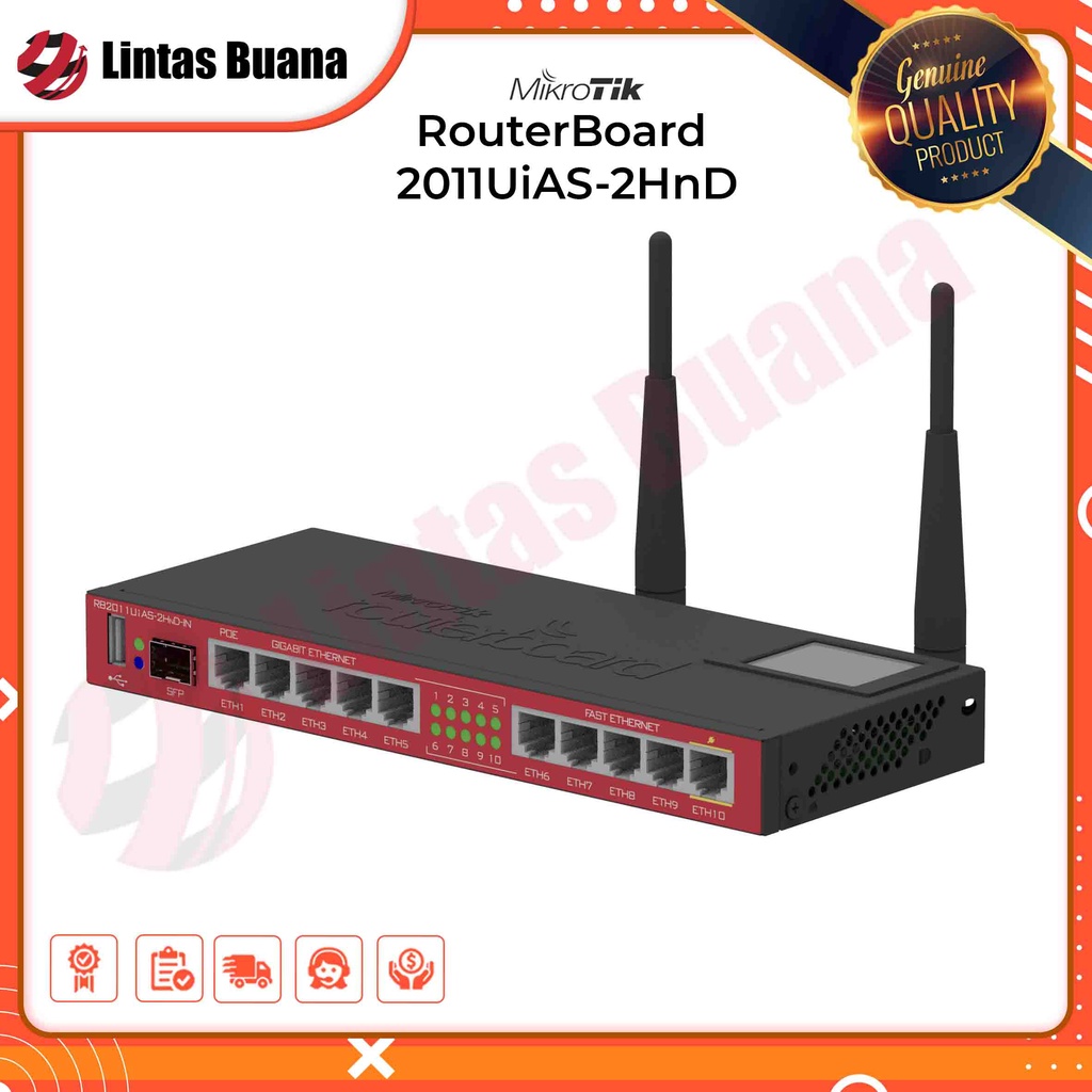 Jual Mikrotik Router RB2011UiAS-2HnD-IN | Shopee Indonesia