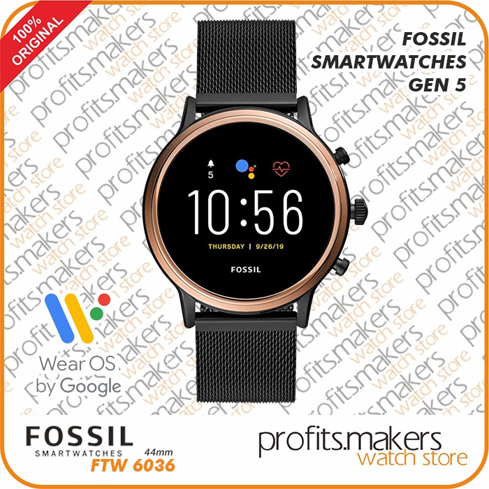 FOSSIL FTW 6036 FTW6036 GEN 5 Smart Watch ORIGINAL