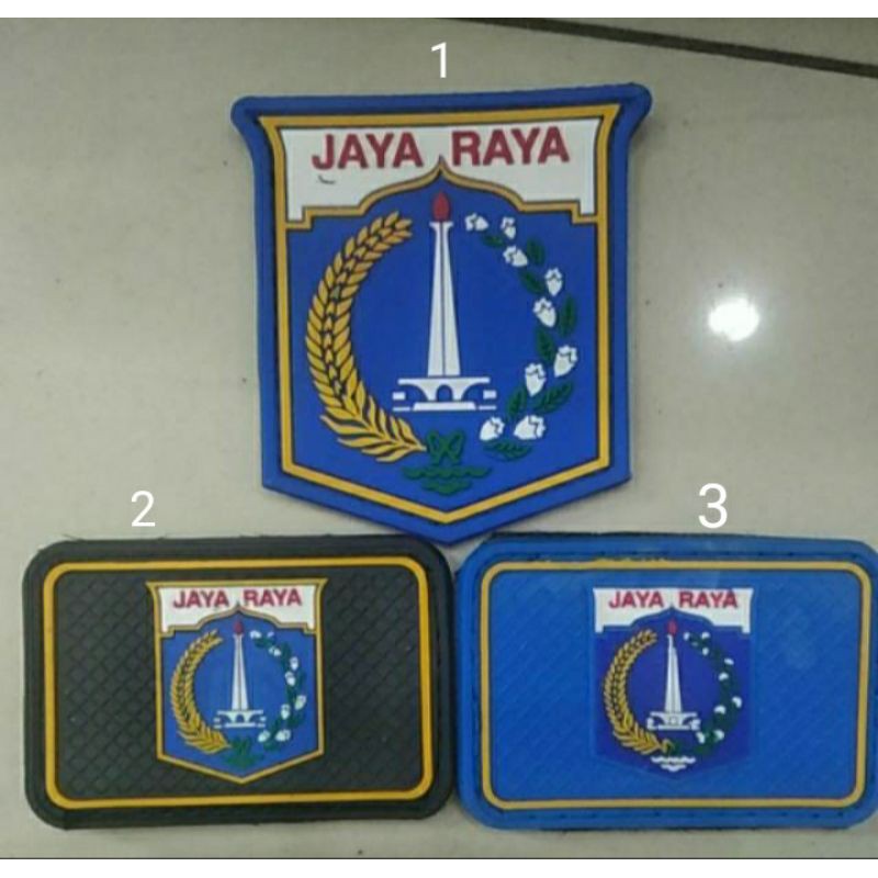 Jual Patch Ruber Pemprov DKI Jaya Raya Karet Kare Jaya Patch Rubber ...