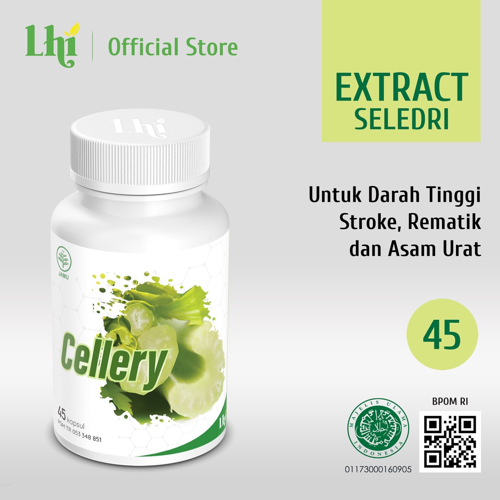 LHI - Cellery Liza Herbal untuk Hipertensi - 45 Kapsul