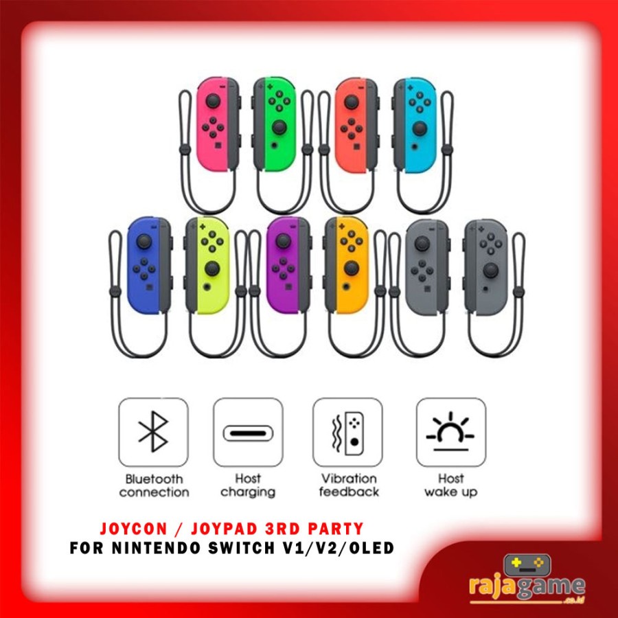 Jual Joycon / Joypad Wireless 3rd Party for Nintendo Switch V1/V2/OLED