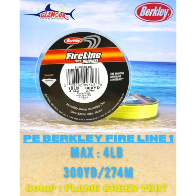 Berkley Fireline Braid Smoke 274m 4lb 0.13mm
