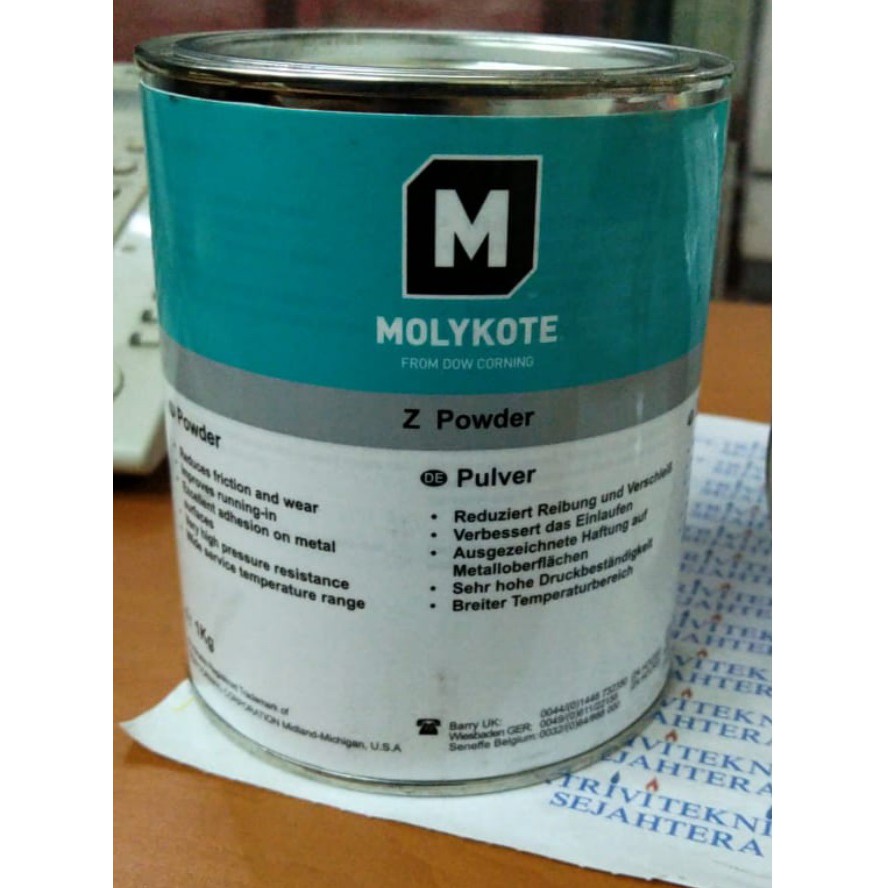 Jual molykote Z Powder, Molycote mos2 bubuk, | Shopee Indonesia