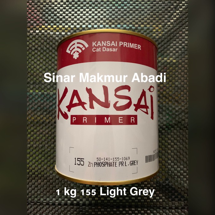 Jual Kansai ZINC CHROMATE Primer 155 LIGHT GREY/Cat Dasar/Abu Muda/1 Kg