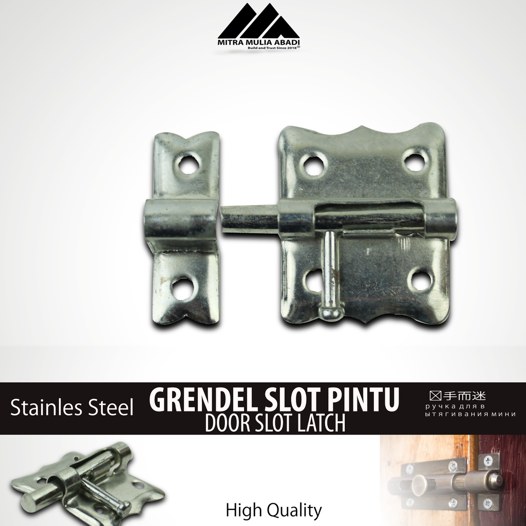 Jual Grendel Slot Pintu Jedela Kupu Mini Alumunium Inch Slot