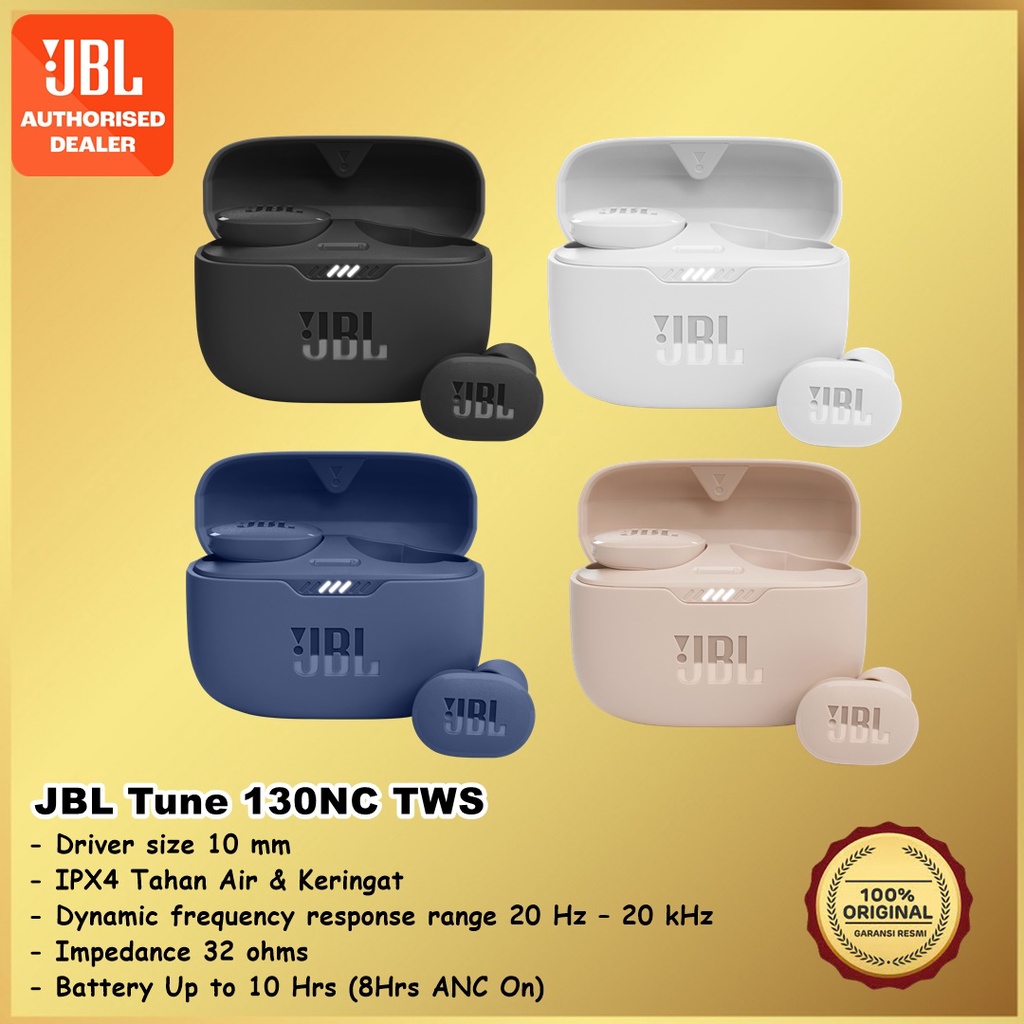 Jual JBL Tune 130NC 130 NC T130 TWS True Wireless Noise Cancelling ...