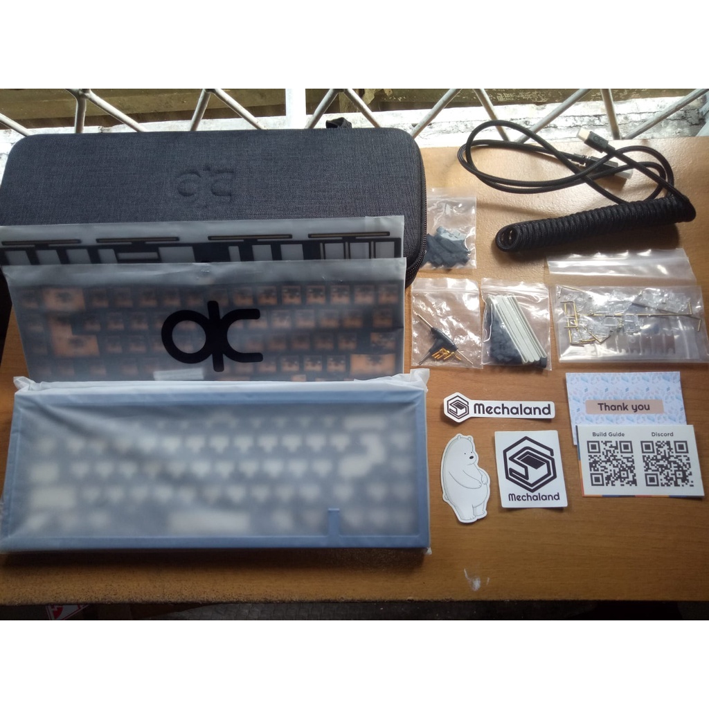 Jual QK65 R1 Blue Golden BNIB Barebone Kit Mechanical Keyboard Shopee