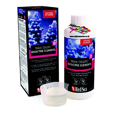 Jual Red Sea Trace Colors D Bioactive Elements Supplement (Coral Color ... - Promotes Coral Coloring Supplements
