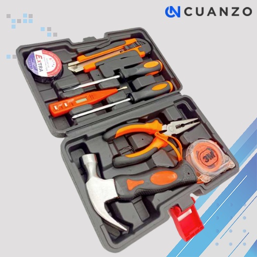 Jual Alat Set Perkakas Tang Palu Obeng Cutter Meteran In Set Perkakas Rumah Tukang