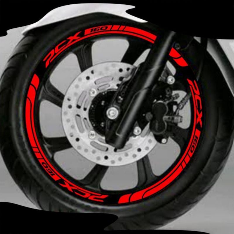 Jual Stiker List Velg Honda Pcx New Cc Cc Shopee Indonesia