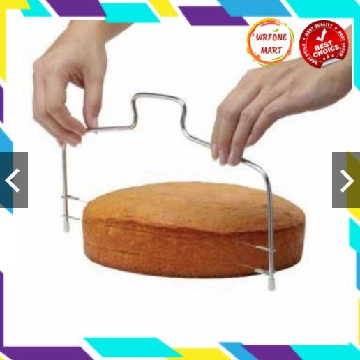 Jual Import Tebal 32cm Cake Cutter Slicer Leveler Stainless Geragaji