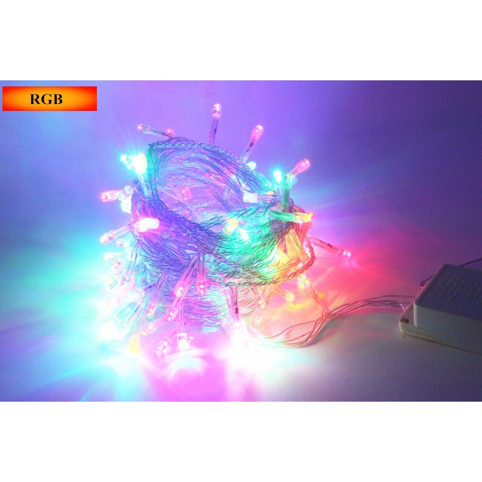 Jual Lampu Hias String 100 LED 220V 10 Meters EU Plug - Multi Color ...