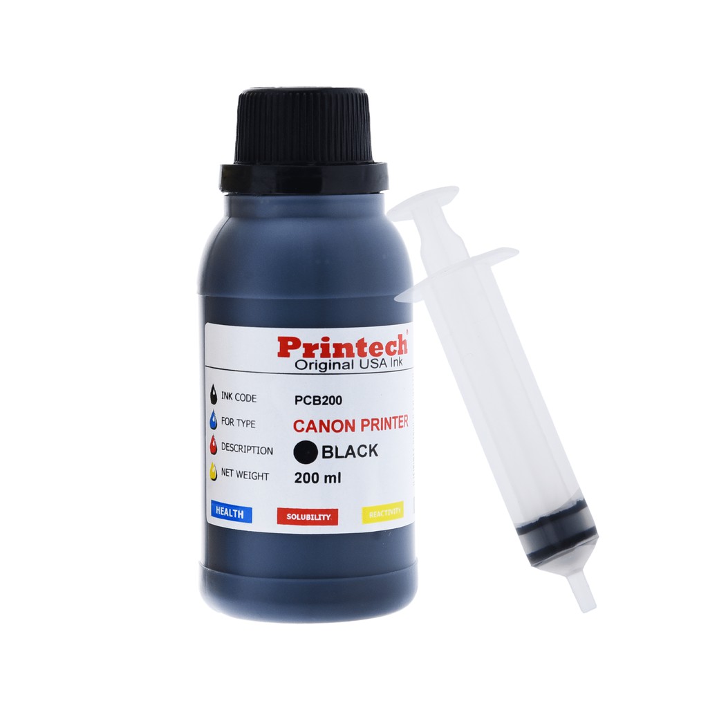 Jual PRINTECH Tinta Printer Canon Black / Hitam 200 ML - 01024 | Shopee ...