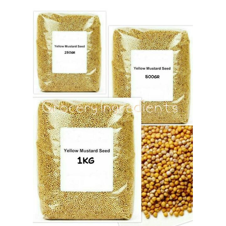 Jual Produk Terbaru Yellow Mustard Seed Biji Sawi 1kg Shopee