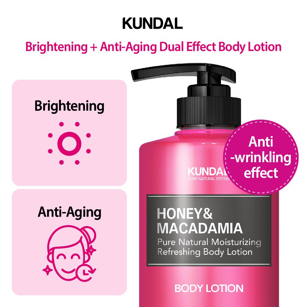 Jual KUNDAL HONEY&MACADAMIA BODY LOTION 500ML Shopee Indonesia