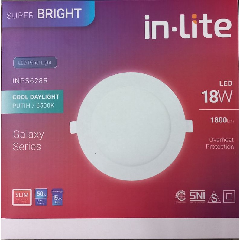 Jual Lampu Led Panel IB Bulat Inlite | Shopee Indonesia