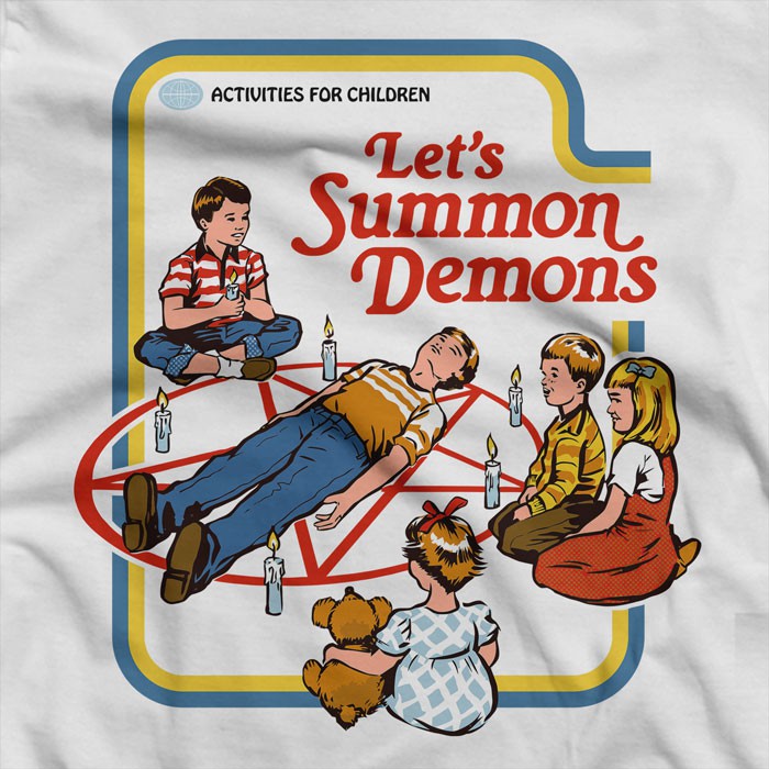 Jual Kaos Lets Summon Demon Steven Rhodes Baju Steven Rhodes Lets ...