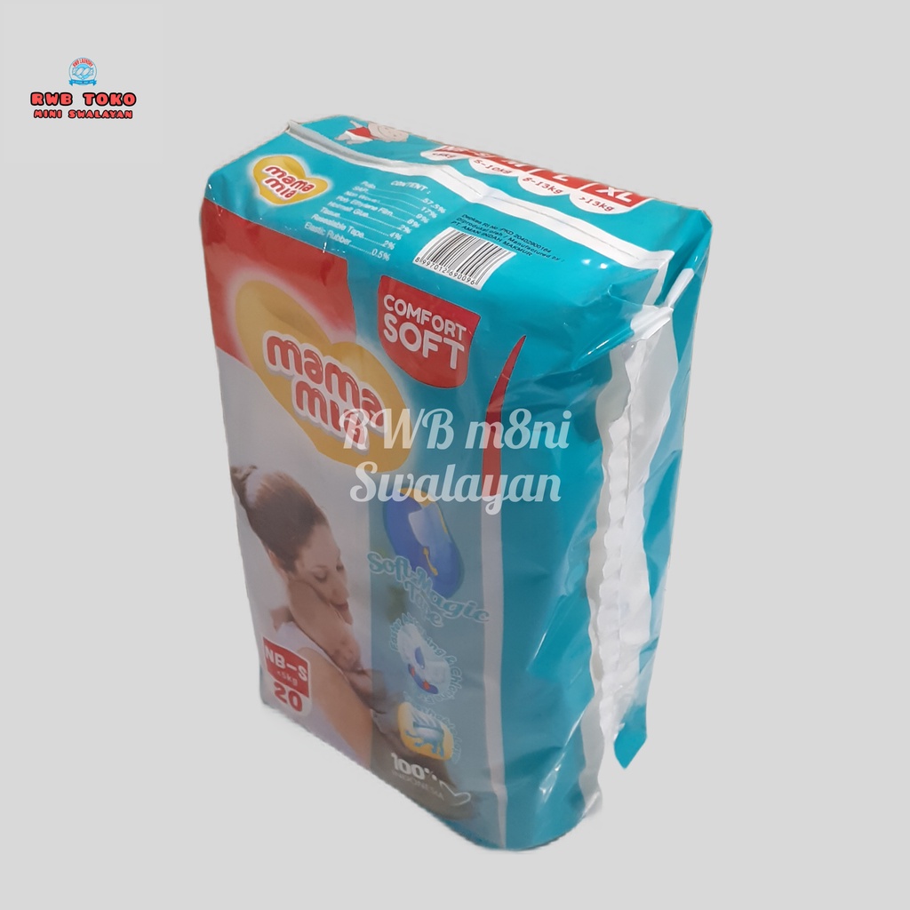 Jual Mamamia M20 Tape Comfort Soft [Popok Perekat]