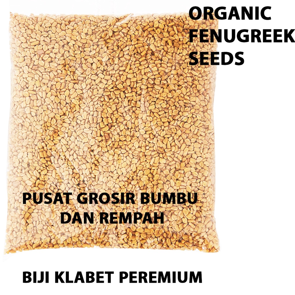 Jual Biji Klabet 1 Kg Halba Methi Seeds Fenugreek Klabet Harga