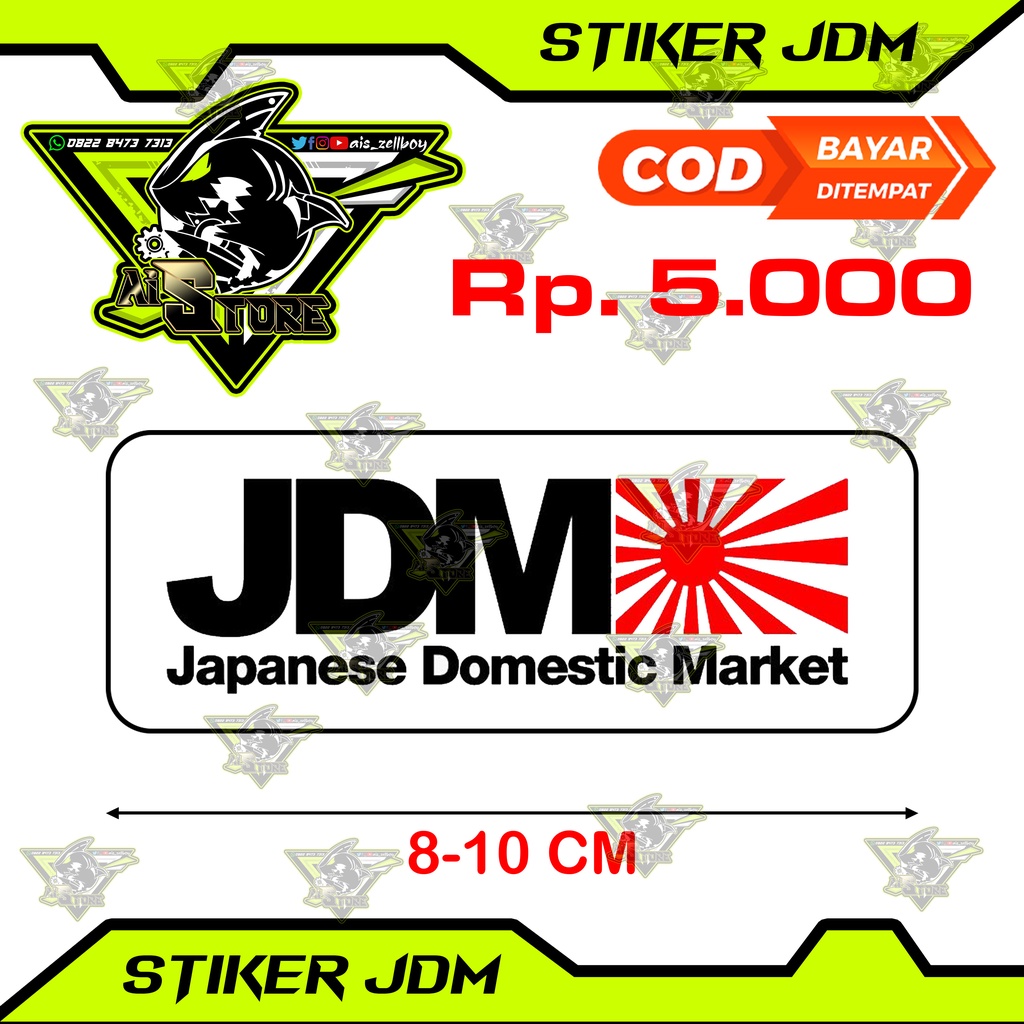 Jual Stiker JDM Shopee Indonesia