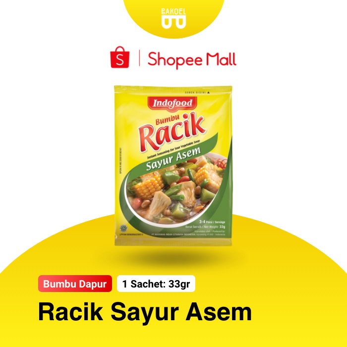 Jual Bumbu Racik - Sayur Asem - Indofood - Bakoel Sayur Online | Shopee