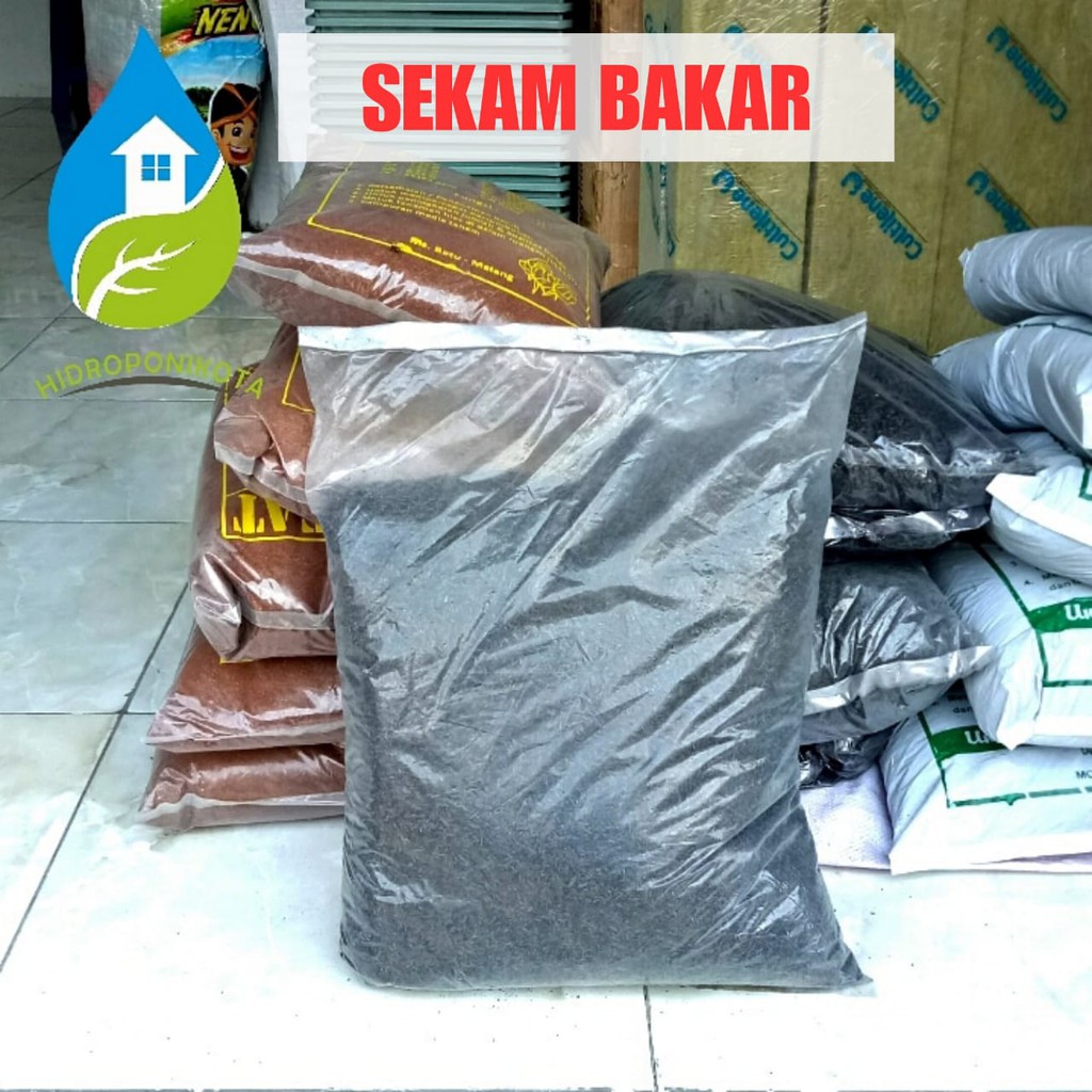 Jual Sekam Bakar Berat Kg Media Tanam Tabulampot Media Tanam