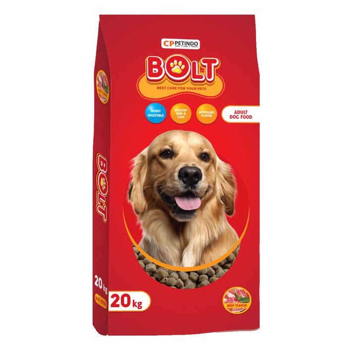 Jual SWR - BOLT Dog Food Beef 20kg - Makanan Kering Anjing | Shopee ...