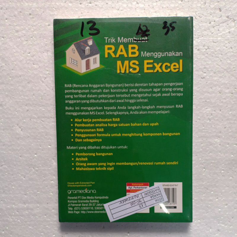 Jual BUKU TRIK MEMBUAT RAB MENGGUNAKAN MS EXCEL | Shopee Indonesia