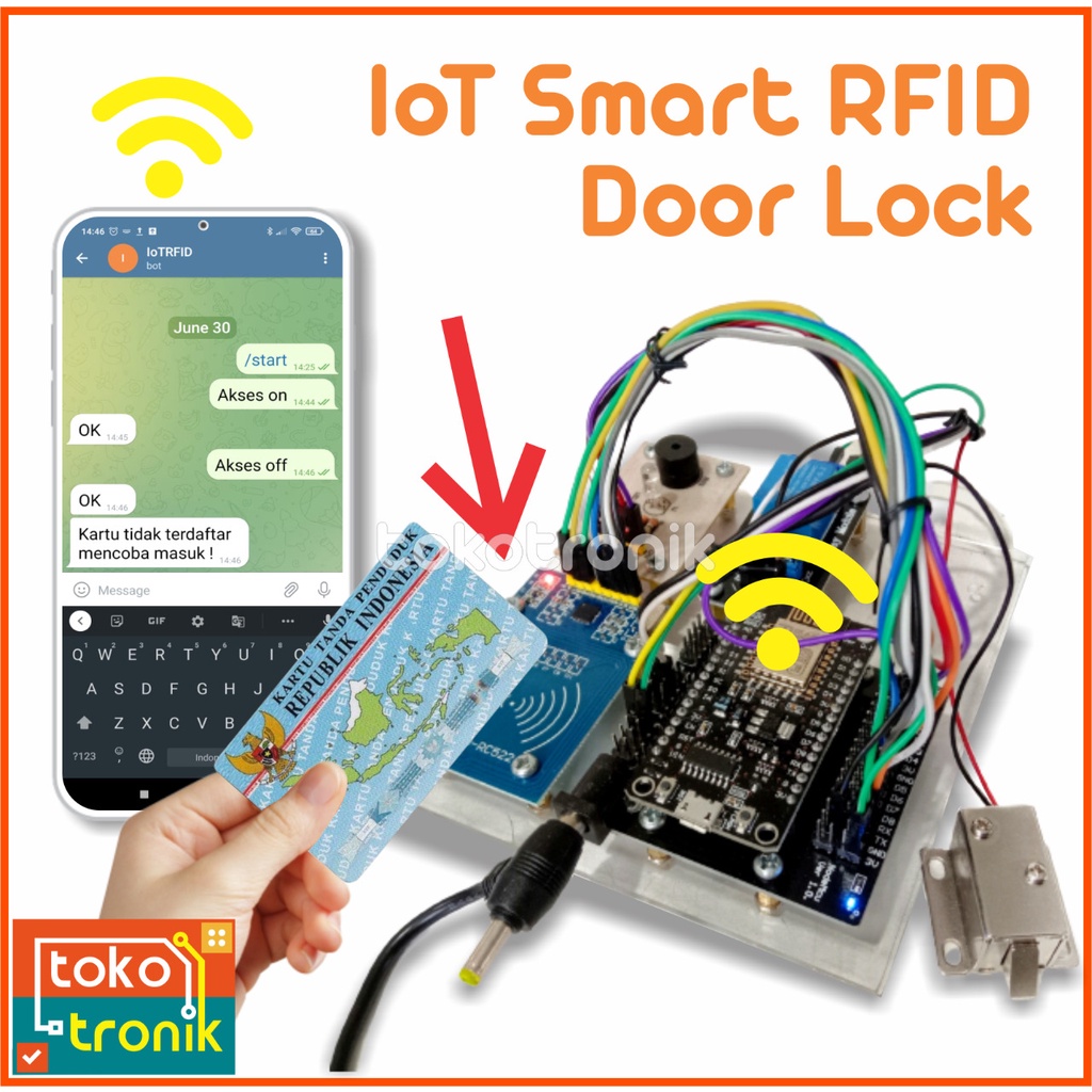 Jual Starter IoT RFID Smart Door Lock | Shopee Indonesia