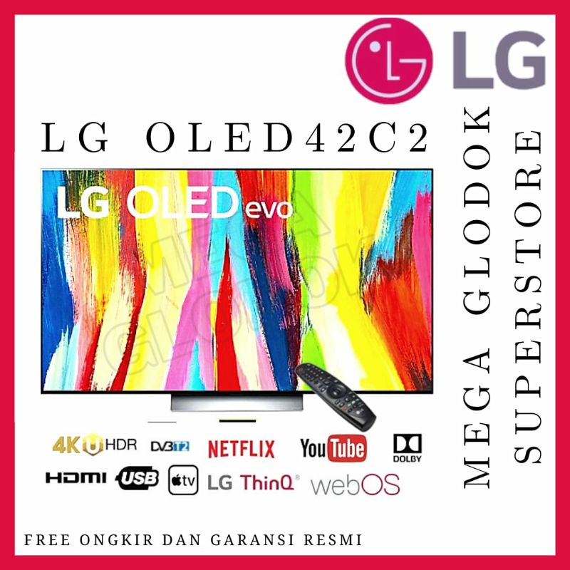 Jual LG 42C2 OLED EVO TV 42 INC UHD 4K SMART TV 42C2PSA OLED42C2PSA