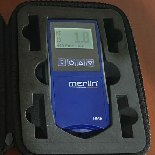 Jual (MEI) wood moisture meter MERLIN HM9 WS25 alat ukur kelembaban