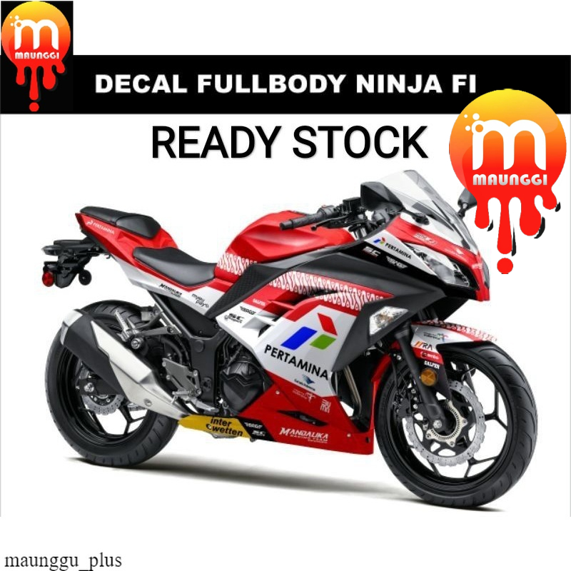 Jual Kawasaki Ninja Fi Decal Sticker Ninja Full Body Striping