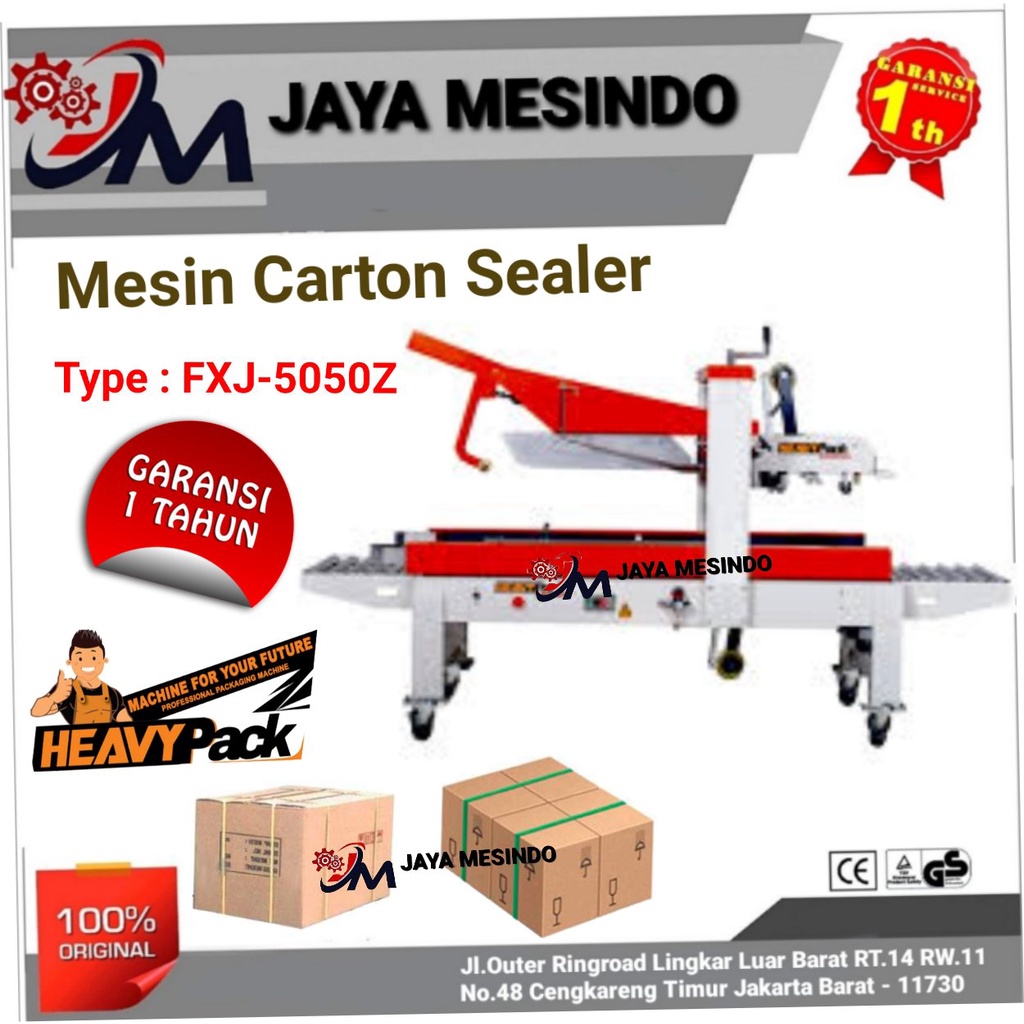 Jual Mesin Penyegel Karton Semi Auto Carton Folder Sealer Fxj Z