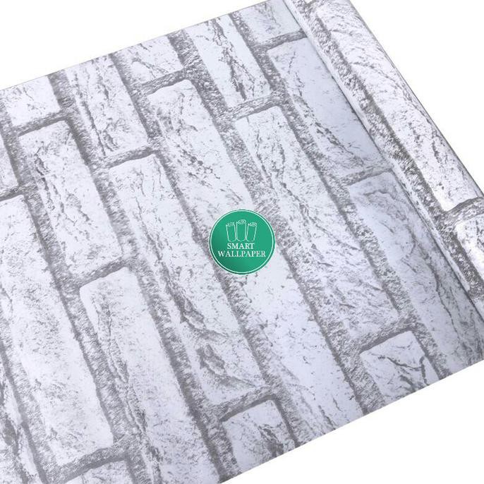 Jual WHITE BRICK | WALLPAPER 45CM X 10M PALING MURAH | Shopee Indonesia