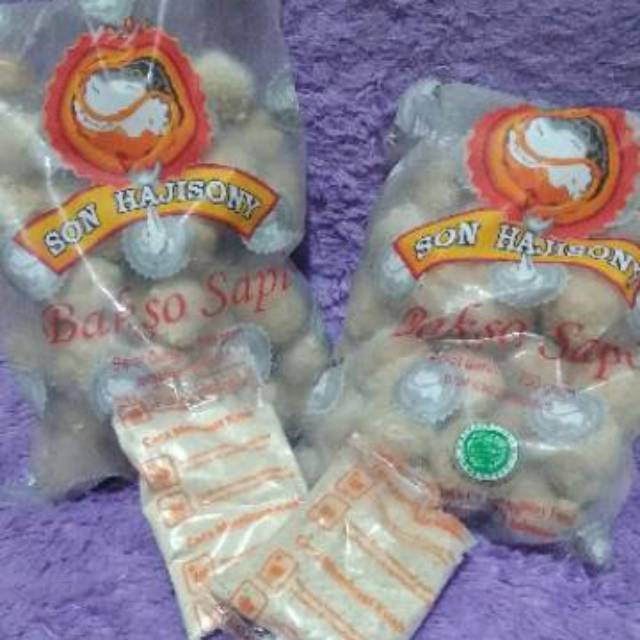 Jual Bakso Sapi Sony Lampung Son Haji Sony Ukuran Besar Isi 50 Shopee