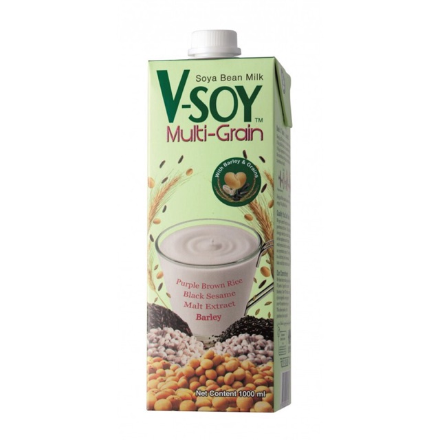 Jual Vsoy Multi Grain / VSOY Multigrain 1 L / V SOY susu Kedelai Soya