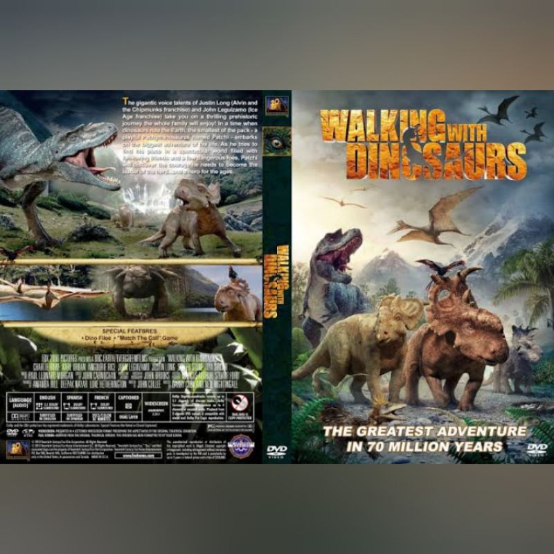 Jual Kaset Film Animasi WALKING WITH DINOSAURS - Kualitas ORI | Shopee ...