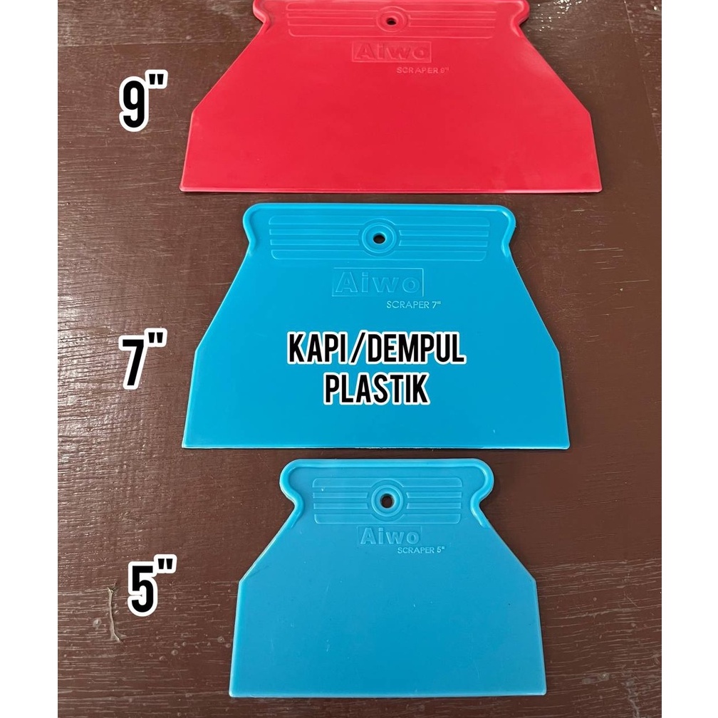 Jual SKRAP SEKRAP KAPI PLASTIK PVC DEMPUL 5 / 7 / 9 INCH AIWO | Shopee ...