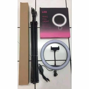 Paket Ring Light Tripod 26Cm 26 Cm Tripod Tripot 2.1M Lengkap Stand Phone Holder Lampu Studio