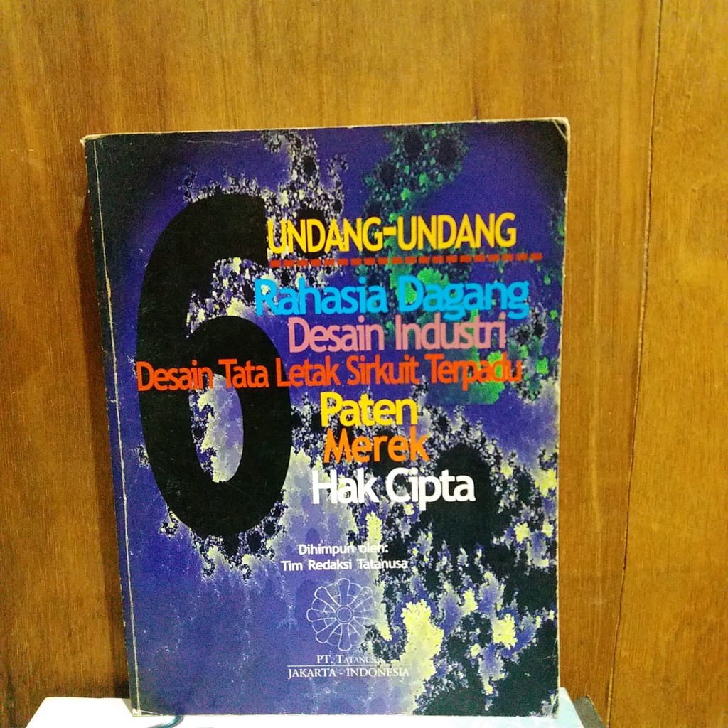Jual ORIGINAL UNDANG UNDANG RAHASIA DAGANG DESAIN INDUSTRI - DESAIN ...