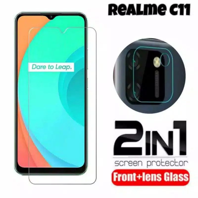 Jual Tempered Glass Realme C11 C15 C12 C17 Paket Tg Clear Shopee