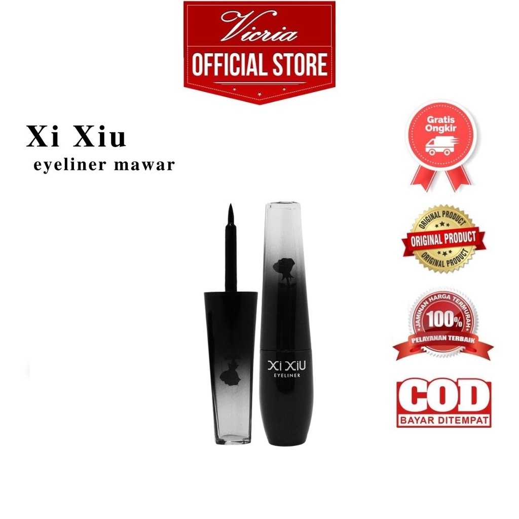 Jual xi xiu eyeliner mawar with black casing Shopee Indonesia