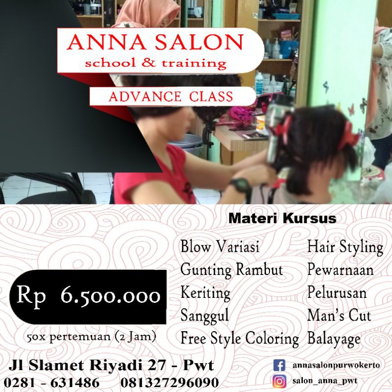 Jual Kursus Salon Kelas Lanjutan (advance) | Shopee Indonesia