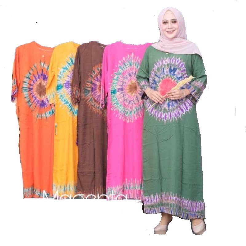 Jual Daster Lengan Panjang Rayon Busui Indian Trend Murah | Shopee ...