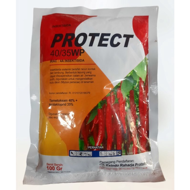 Jual INSEKTISIDA PROTECT40/35WP 100 gr untuk hama tungro, wereng, kutu ...