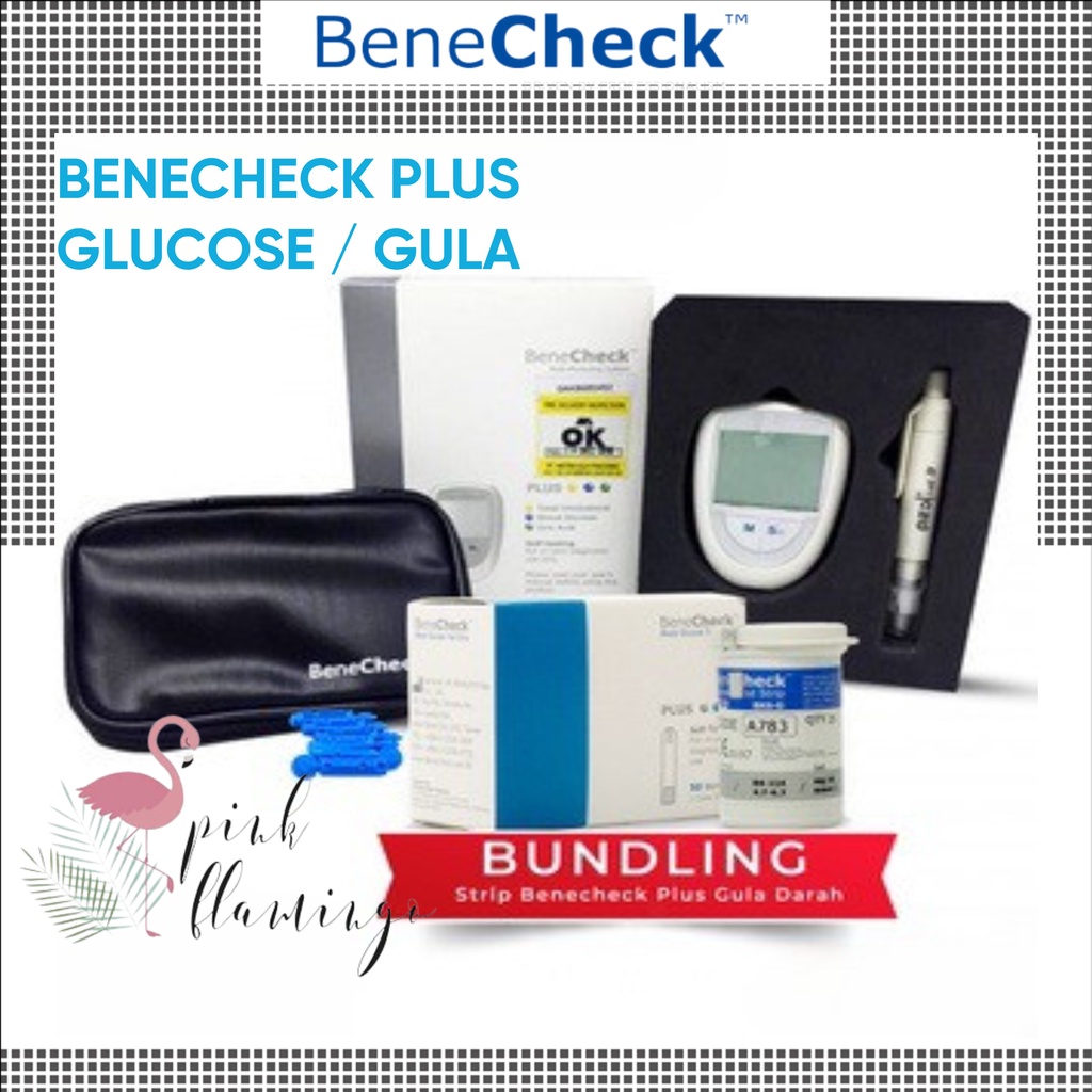 Jual PAKET PLUS STRIP - Benecheck Plus 3in1 dan Strip Gula Darah ...