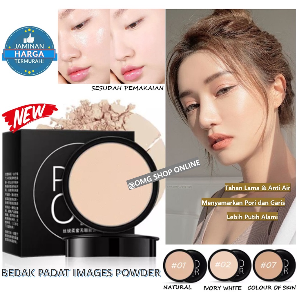 Jual Bedak Glowing Tahan Lama Anti Air Images Professional Compact